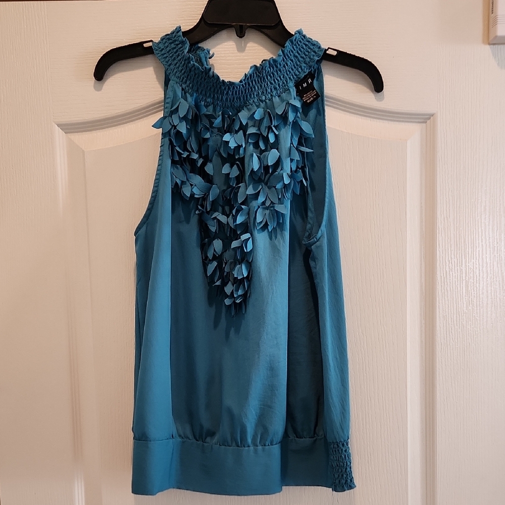 Teal Sleeveless Top